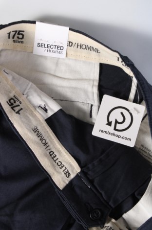 Pantaloni de bărbați Selected Homme, Mărime L, Culoare Albastru, Preț 142,49 Lei