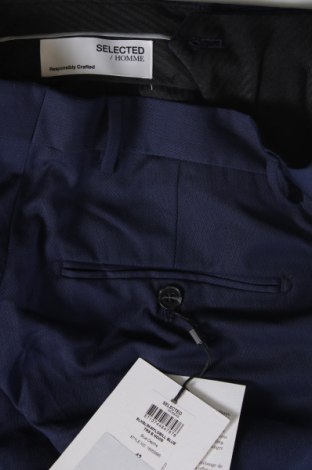 Pantaloni de bărbați Selected Homme, Mărime XS, Culoare Albastru, Preț 106,99 Lei