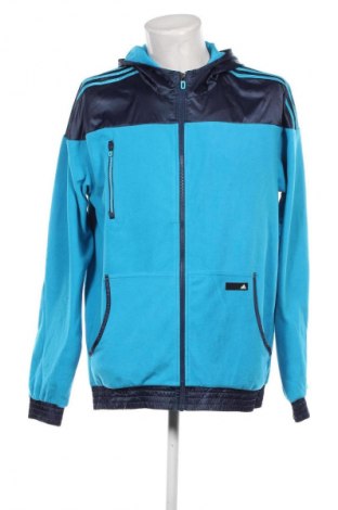 Herren Fleece Sweatshirt  Adidas, Größe XL, Farbe Blau, Preis € 38,49