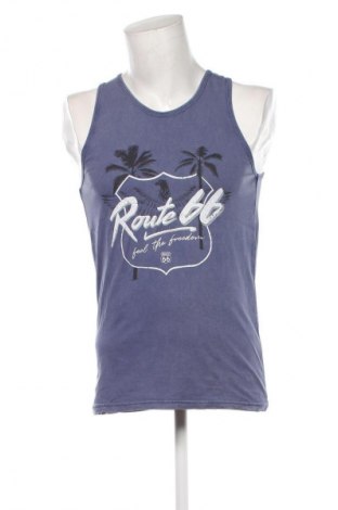 Herren Tanktop Route 66, Größe S, Farbe Blau, Preis 2,99 €