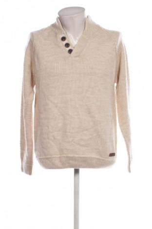 Herrenpullover Burton of London, Größe L, Farbe Beige, Preis 10,99 €