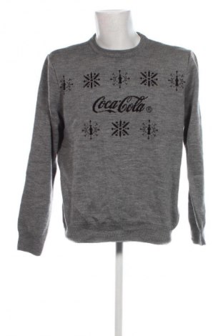 Męski sweter Coca Cola, Rozmiar L, Kolor Szary, Cena 54,99 zł