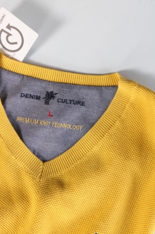 Férfi pulóver Denim Culture, Méret L, Szín Sárga, Ár 7 399 Ft