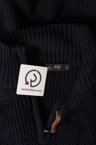 Herrenpullover F&F, Größe L, Farbe Blau, Preis € 10,29