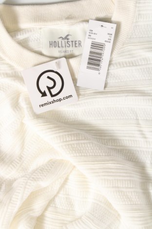 Męski sweter Hollister, Rozmiar M, Kolor Biały, Cena 92,99 zł