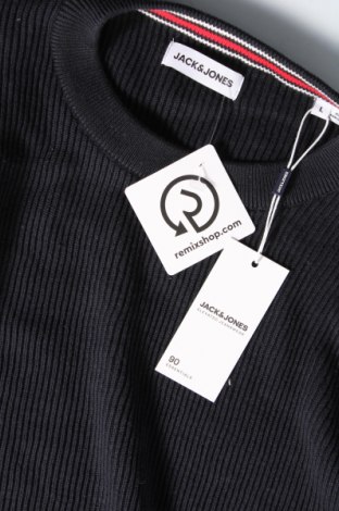 Мъжки пуловер Jack & Jones, Размер L, Цвят Син, Цена 38,99 лв.