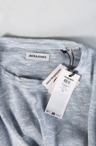 Ανδρικό πουλόβερ Jack & Jones, Μέγεθος L, Χρώμα Μπλέ, Τιμή 23,49 €