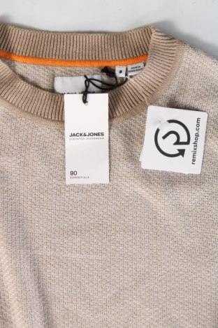 Ανδρικό πουλόβερ Jack & Jones, Μέγεθος S, Χρώμα  Μπέζ, Τιμή 23,49 €