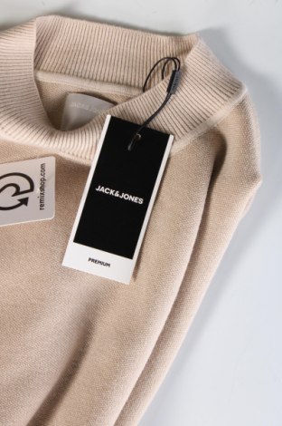 Herrenpullover Jack & Jones PREMIUM, Größe M, Farbe Beige, Preis € 18,49