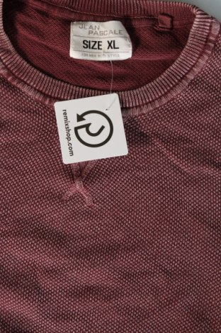 Herrenpullover Jean Pascale, Größe XL, Farbe Rot, Preis 9,49 €