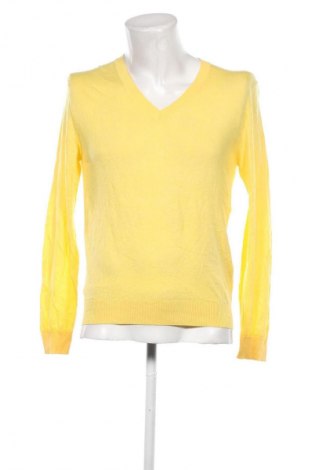 Herrenpullover United Colors Of Benetton, Größe M, Farbe Gelb, Preis 9,99 €