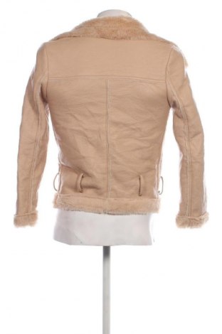 Herren Lederjacke Pretty Little Thing, Größe XS, Farbe Beige, Preis € 34,29