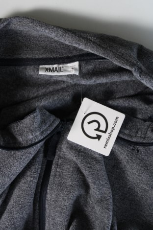 Ανδρική ζακέτα fleece X-Mail, Μέγεθος L, Χρώμα Γκρί, Τιμή 7,49 €