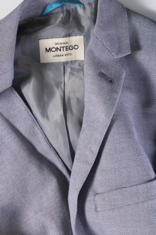 Herren Sakko Montego, Größe M, Farbe Blau, Preis € 20,46