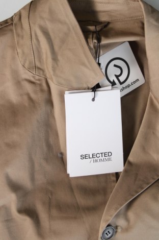 Herren Sakko Selected Homme, Größe L, Farbe Beige, Preis € 21,49