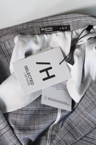 Herren Sakko Selected Homme, Größe L, Farbe Grau, Preis € 21,49