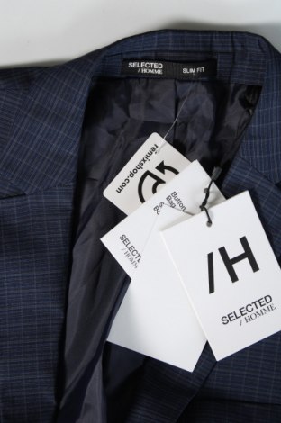 Herren Sakko Selected Homme, Größe L, Farbe Blau, Preis € 21,49