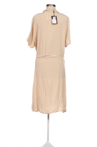 Kleid Pieces, Größe XXL, Farbe Beige, Preis 31,99 €