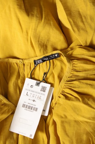 Φόρεμα Zara, Μέγεθος L, Χρώμα Κίτρινο, Τιμή 16,45 €