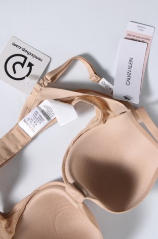 Büstenhalter Calvin Klein, Größe XS, Farbe Beige, Preis 20,99 €