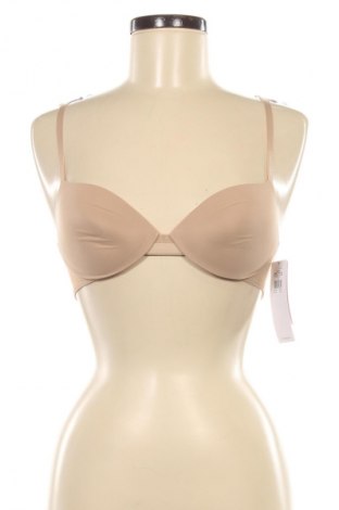 Büstenhalter Calvin Klein, Größe XS, Farbe Beige, Preis 14,49 €