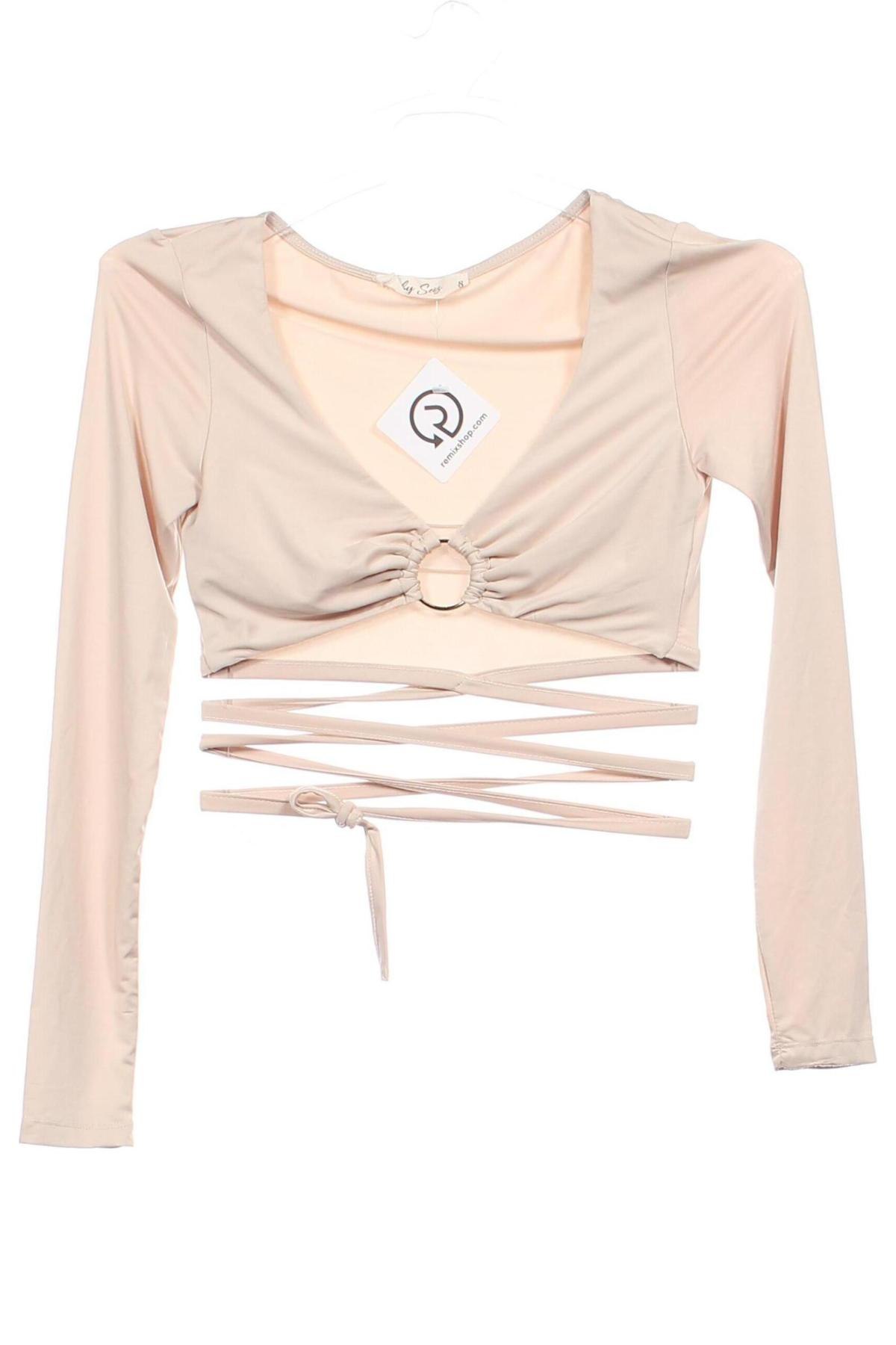 Damen Shirt, Größe XS, Farbe Beige, Preis 4,99 €