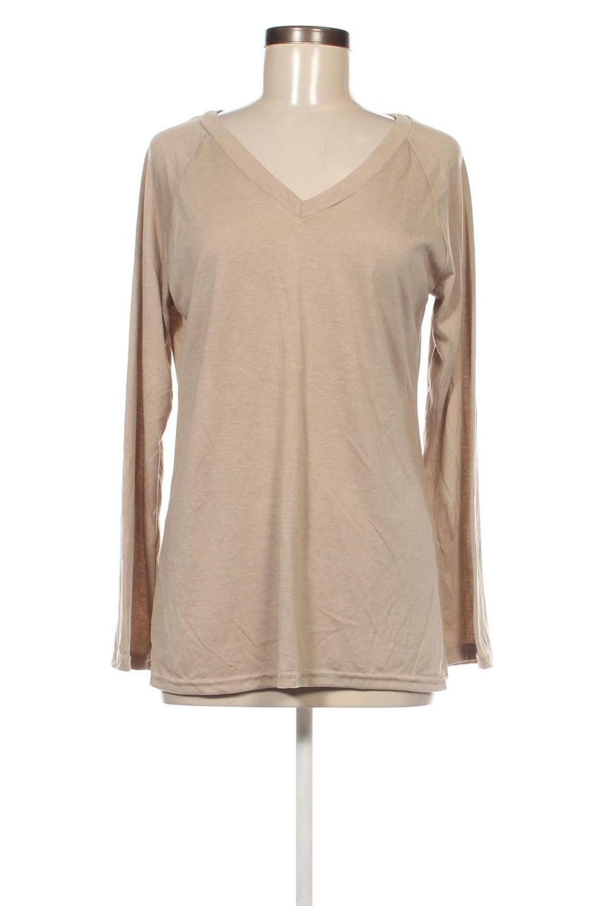 Damen Shirt, Größe L, Farbe Beige, Preis 3,99 €