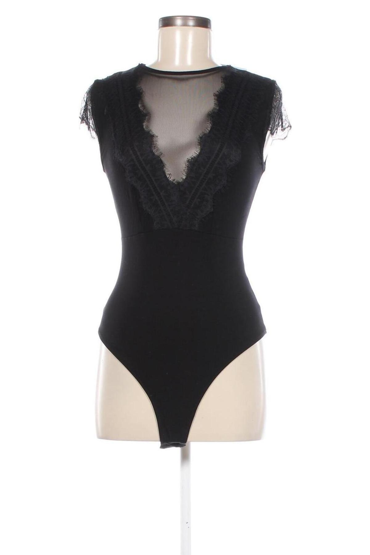 Bluză-body de damă. Guido Maria Kretschmer for About You, Mărime S, Culoare Negru, Preț 177,99 Lei