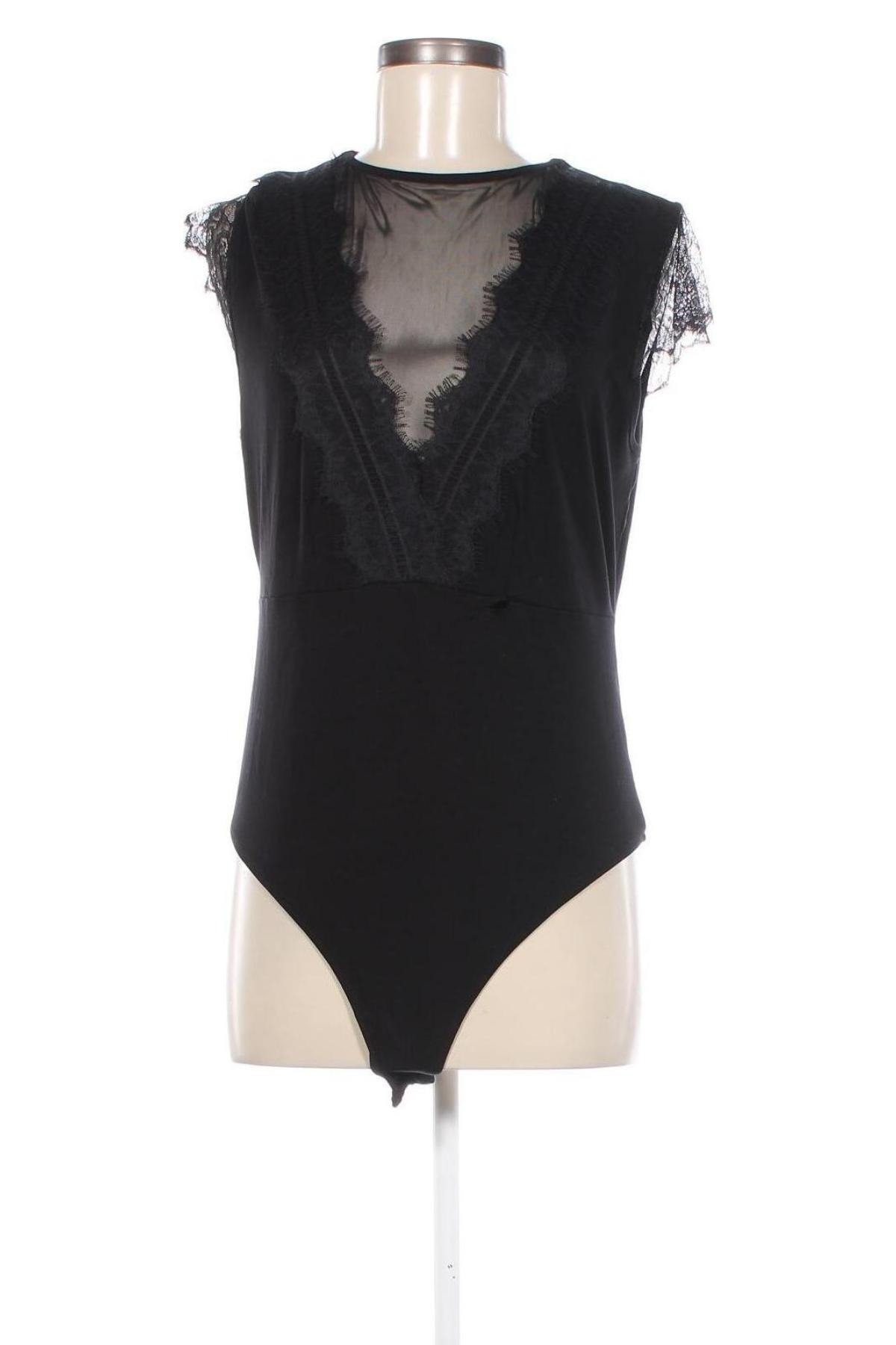 Bluză-body de damă. Guido Maria Kretschmer for About You, Mărime XL, Culoare Negru, Preț 177,99 Lei