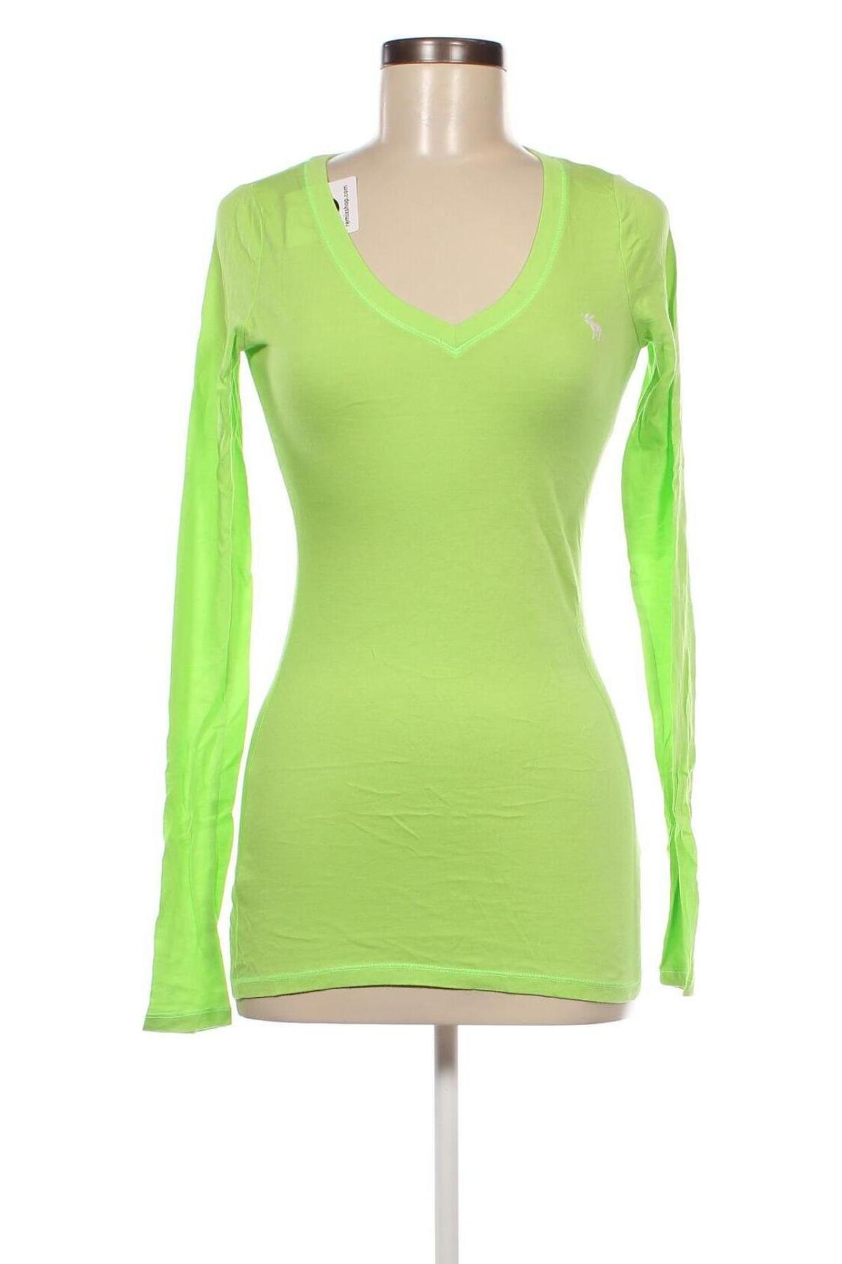 Bluzka damska Abercrombie & Fitch, Rozmiar XS, Kolor Zielony, Cena 53,99 zł