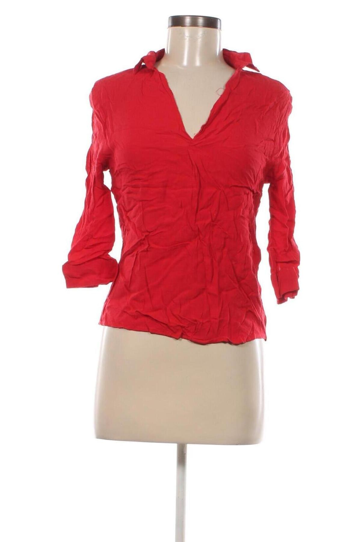 Damen Shirt Bershka, Größe XS, Farbe Rot, Preis € 3,99