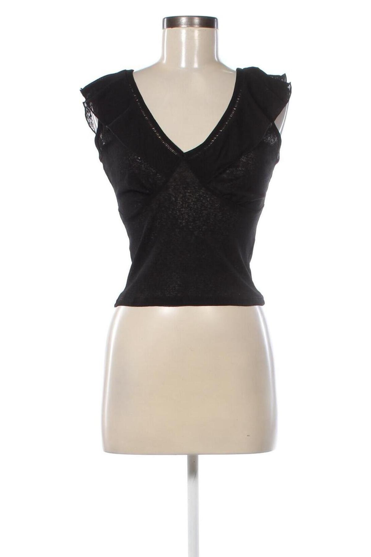 Bluză de femei Guido Maria Kretschmer for About You, Mărime M, Culoare Negru, Preț 45,99 Lei