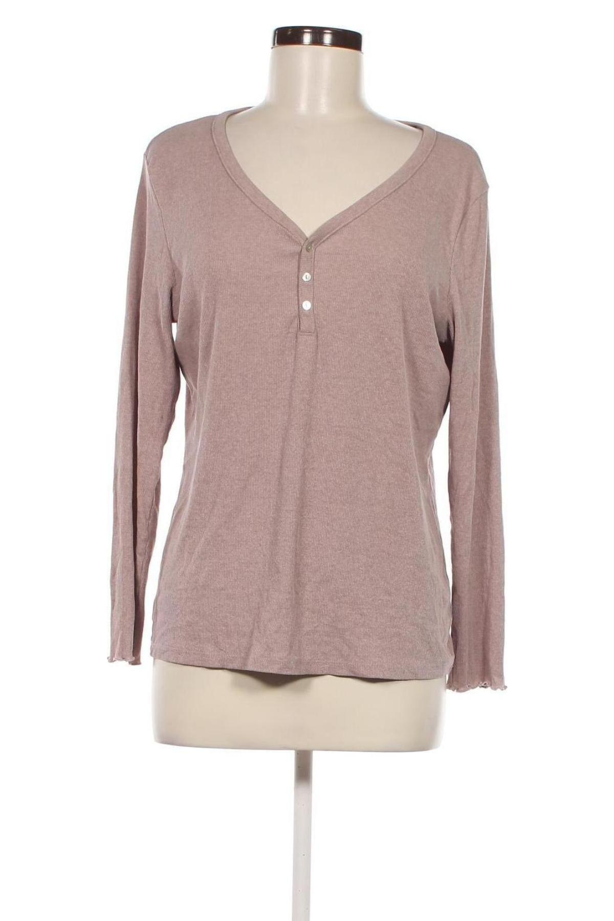 Damen Shirt H&M, Größe L, Farbe Beige, Preis 3,99 €