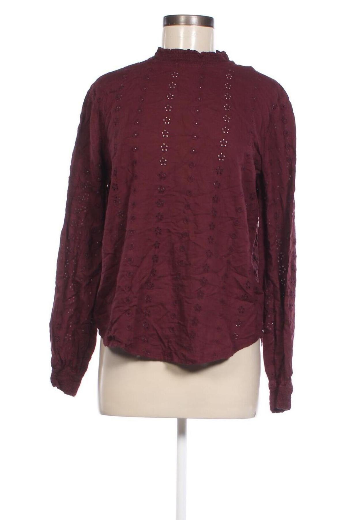 Damen Shirt H&M L.O.G.G., Größe M, Farbe Rot, Preis 3,99 €