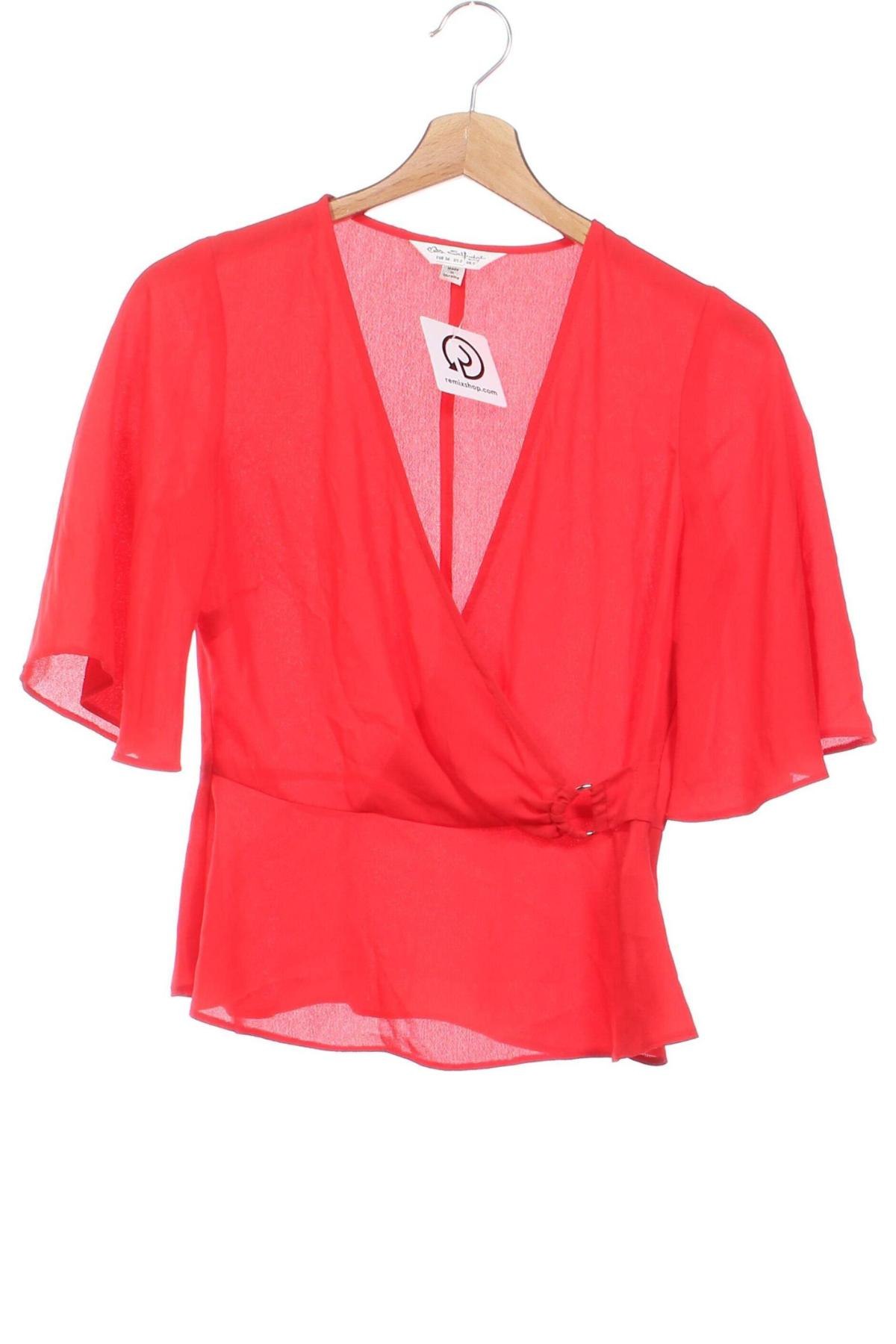 Damen Shirt Miss Selfridge, Größe XS, Farbe Rot, Preis € 4,99