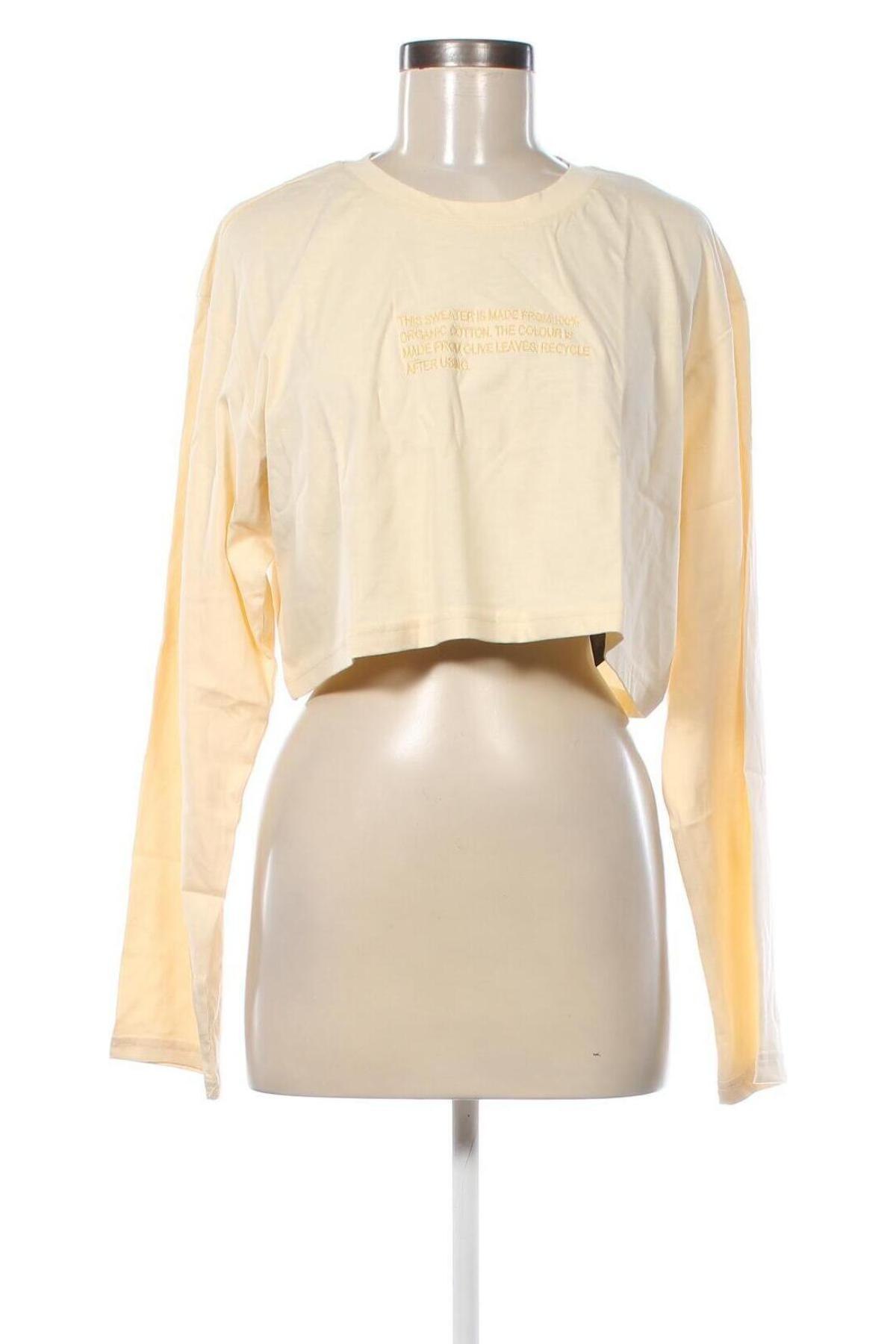 Damen Shirt Monki, Größe L, Farbe Beige, Preis 4,99 €