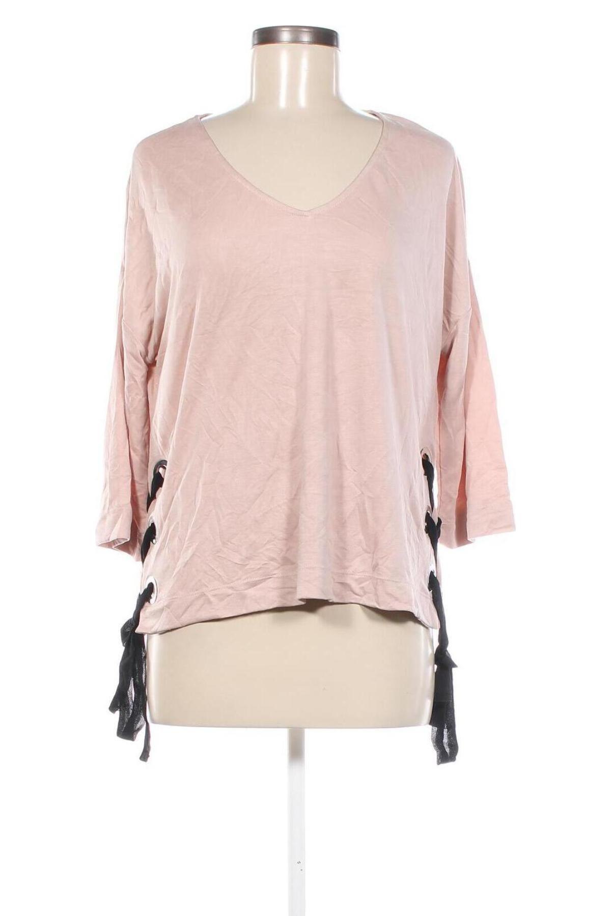 Damen Shirt Stradivarius, Größe L, Farbe Beige, Preis € 3,99