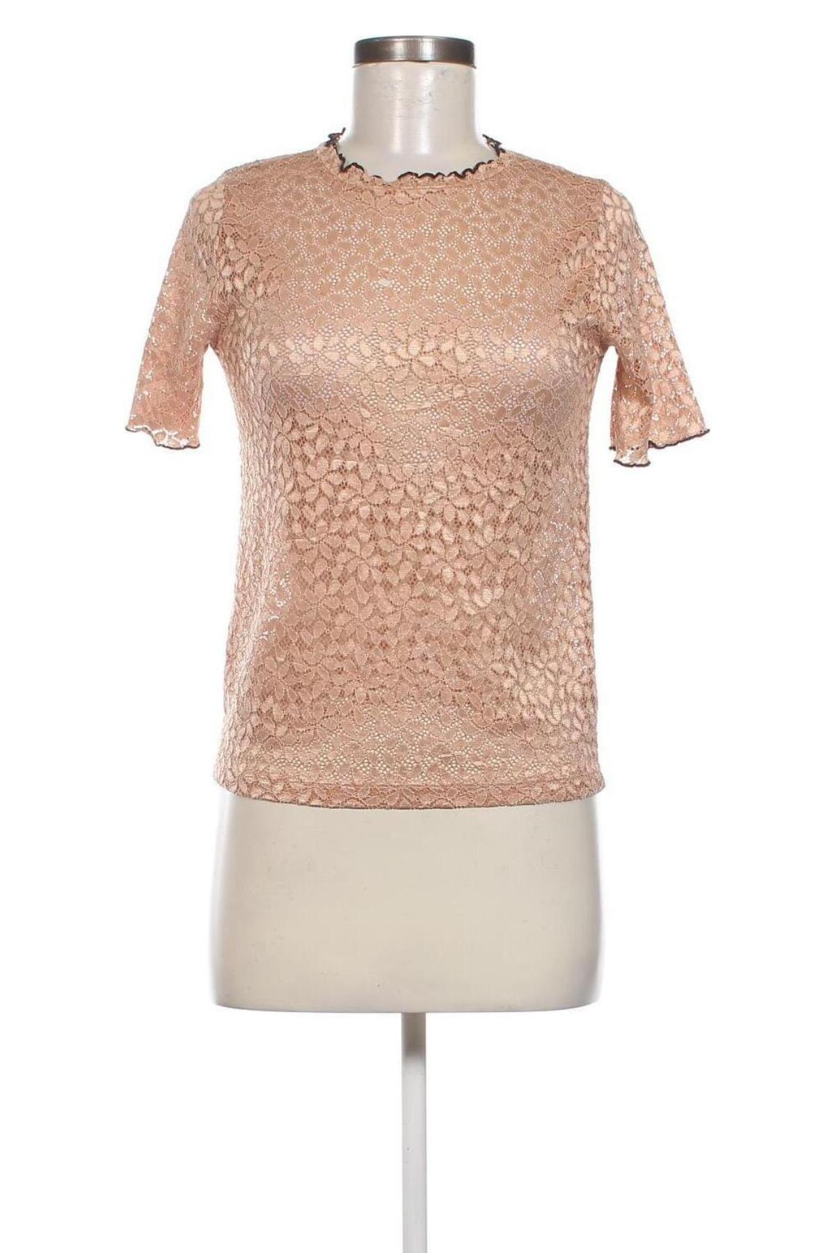 Damen Shirt Zara, Größe S, Farbe Beige, Preis 3,99 €