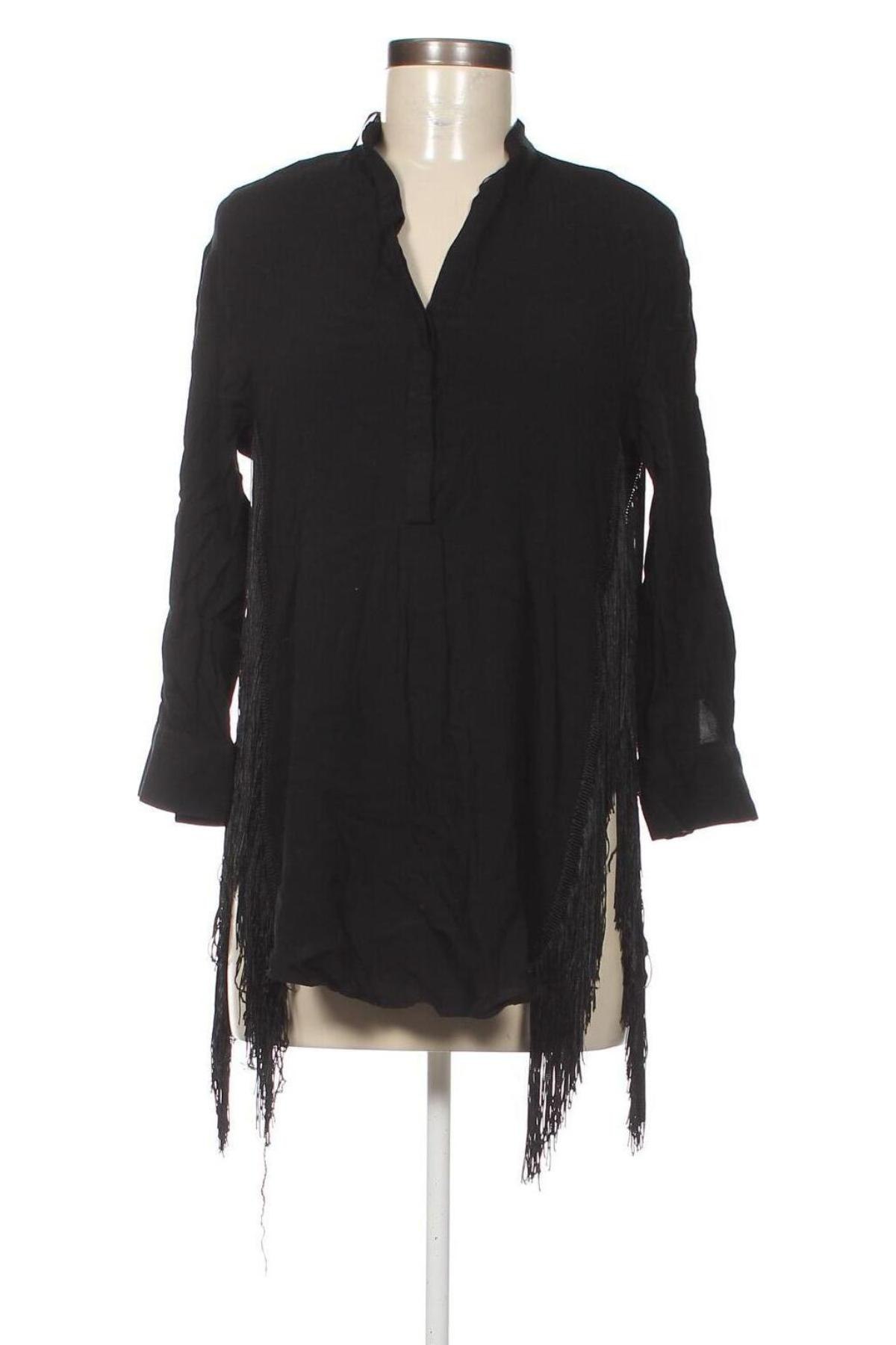 Damen Shirt Zara, Größe S, Farbe Schwarz, Preis 6,49 €