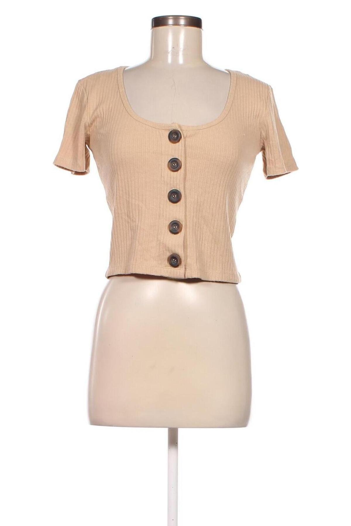 Damen Shirt Zara, Größe M, Farbe Beige, Preis € 2,99