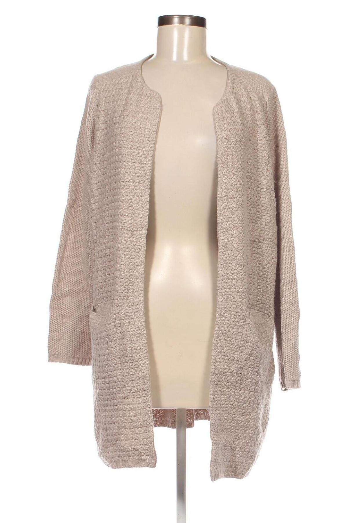 Damen Strickjacke, Größe L, Farbe Beige, Preis € 8,49