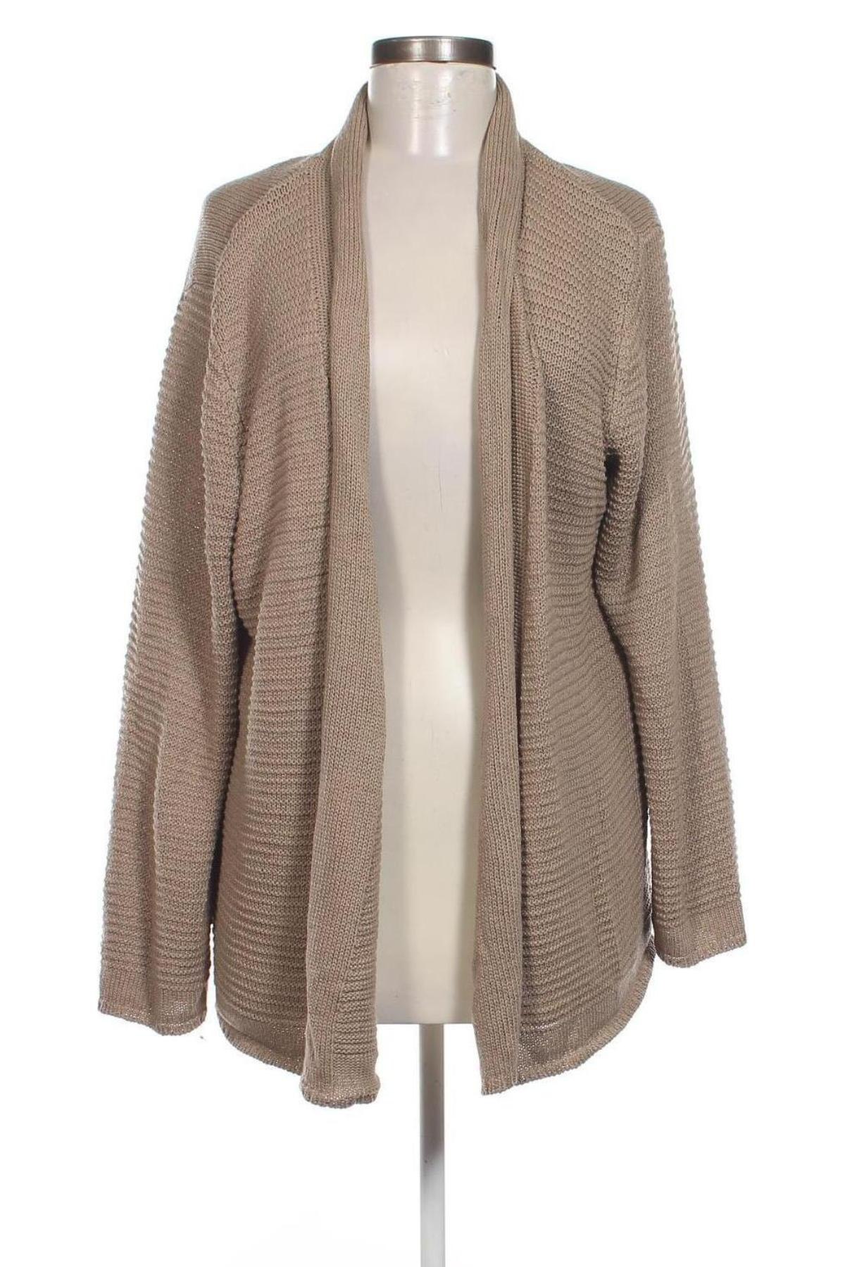 Damen Strickjacke Barbara Lebek, Größe L, Farbe Beige, Preis 11,49 €