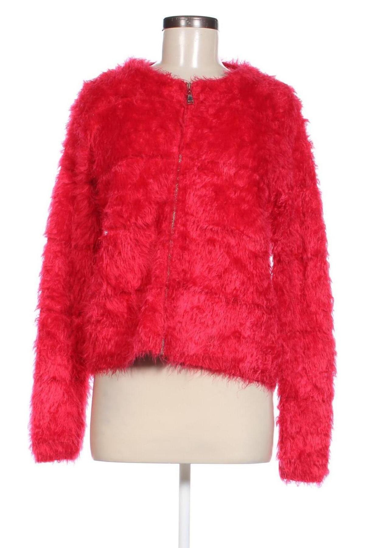 Damen Strickjacke Bisou Bisou, Größe M, Farbe Rot, Preis 12,99 €