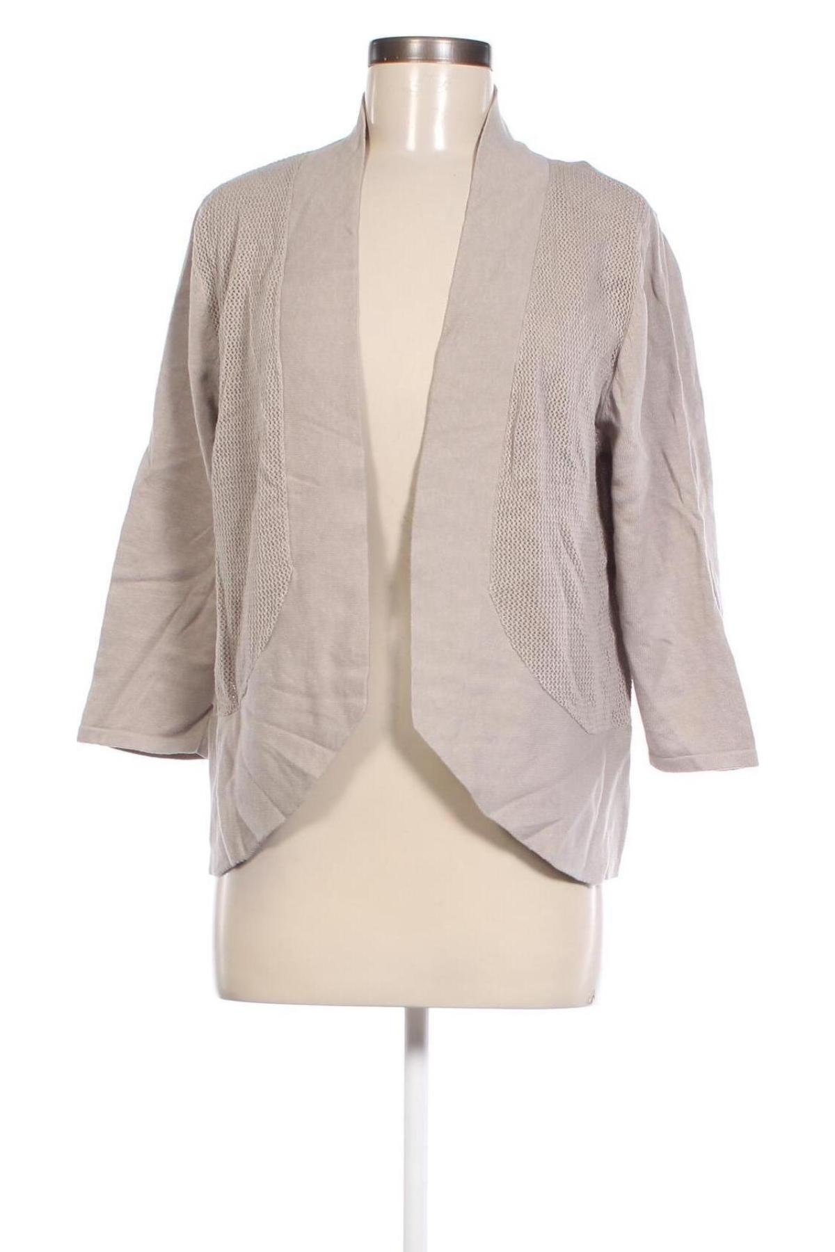 Damen Strickjacke Black Pepper, Größe M, Farbe Beige, Preis € 4,49