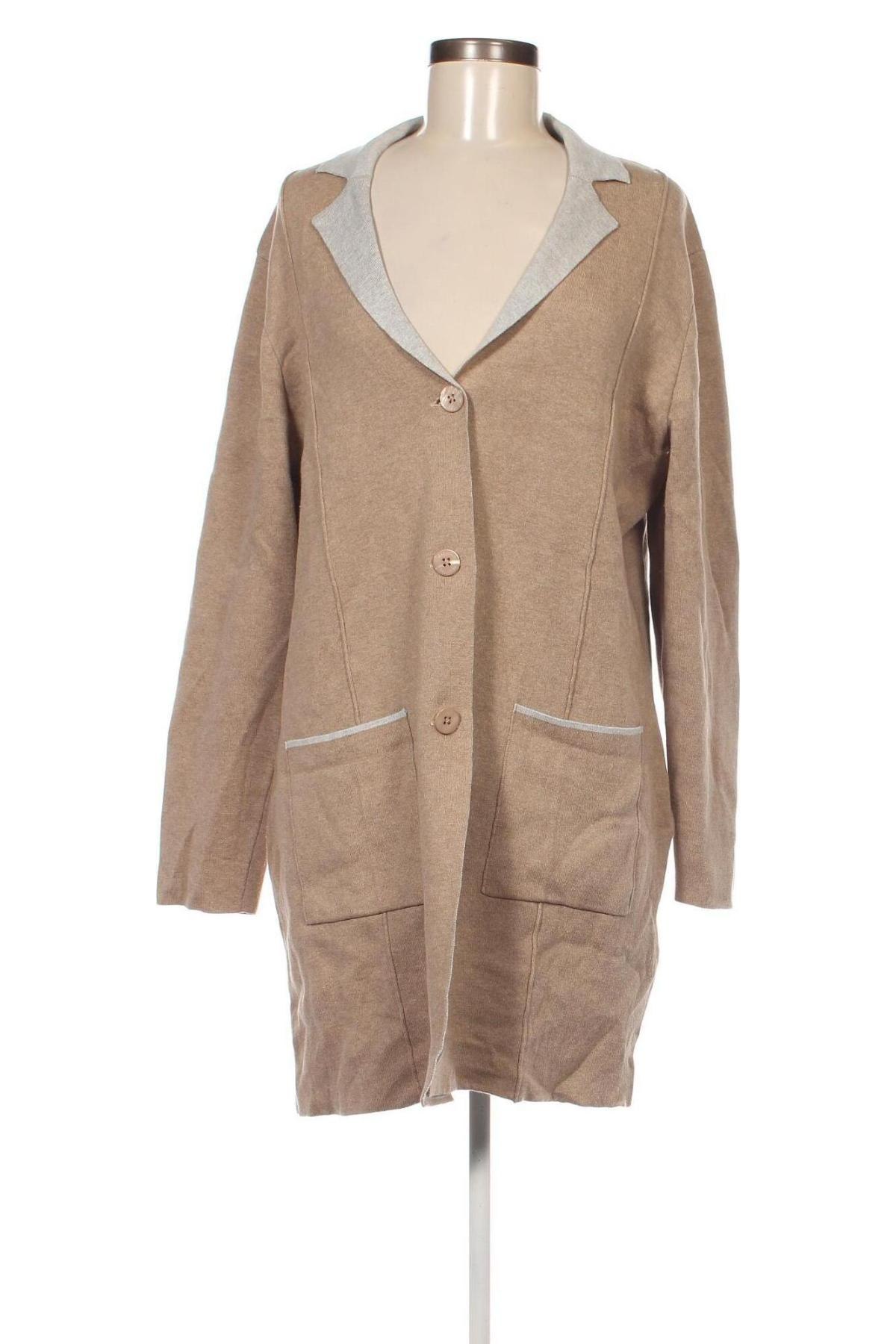 Damen Strickjacke Canda, Größe XL, Farbe Beige, Preis 4,49 €