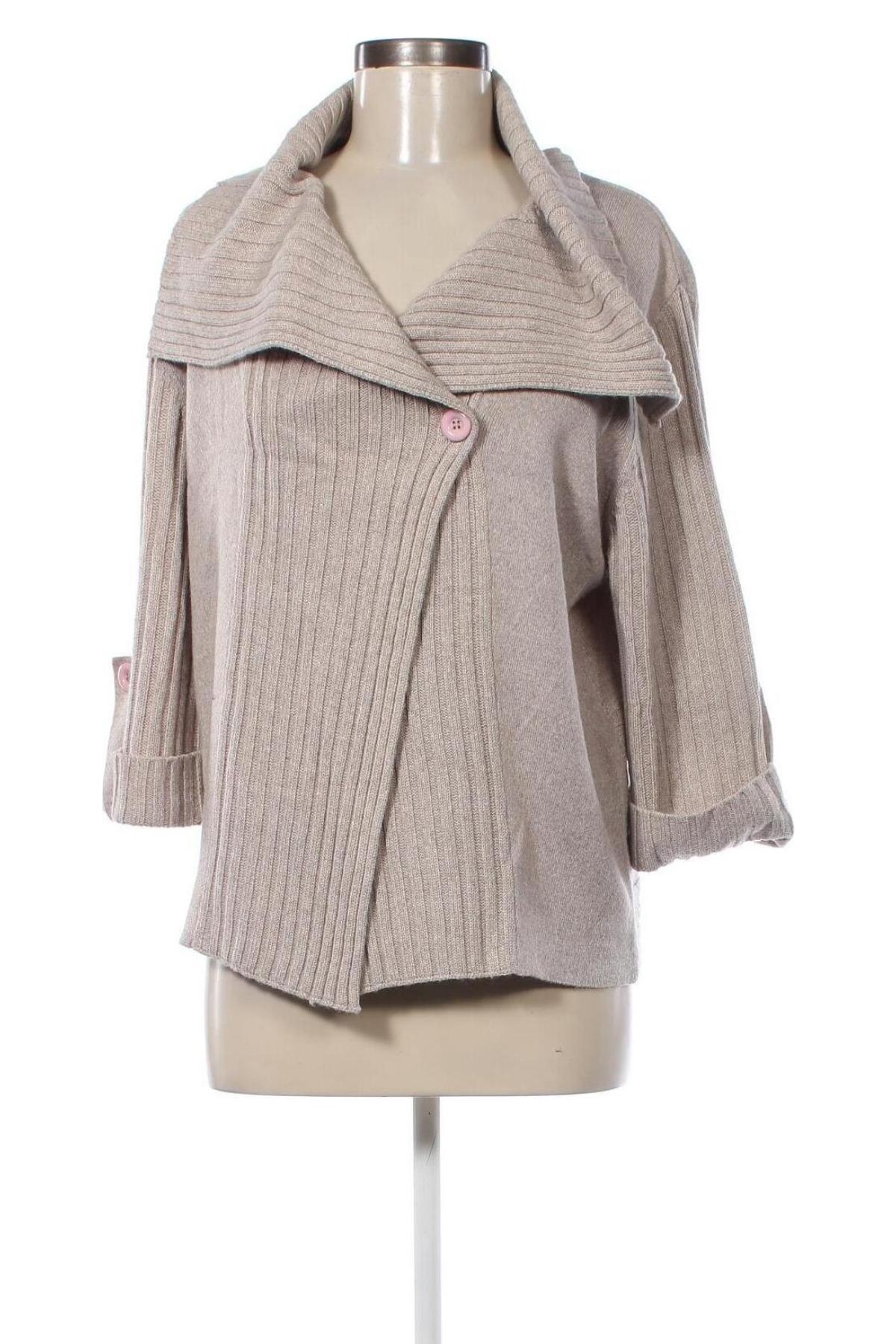 Damen Strickjacke Cassis, Größe S, Farbe Beige, Preis € 4,79