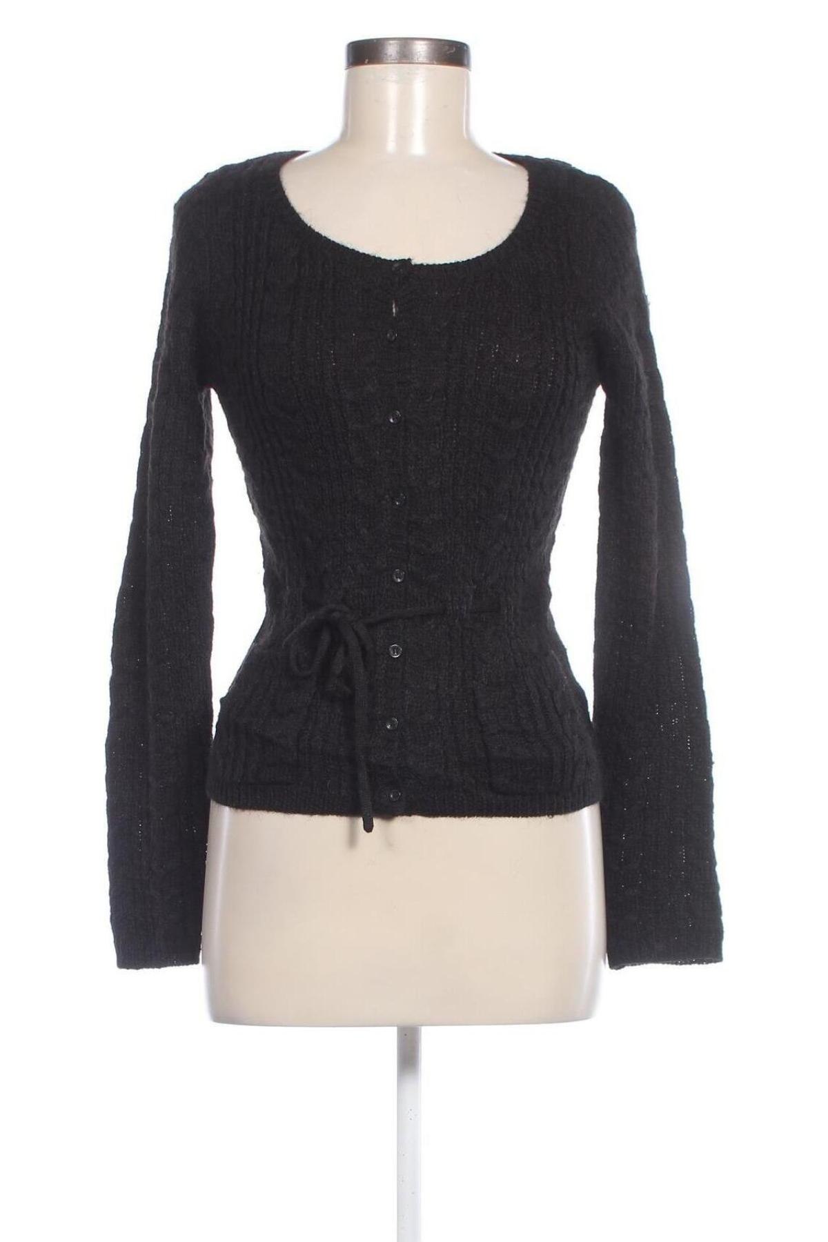 Cardigan de damă H&M, Mărime S, Culoare Negru, Preț 38,99 Lei