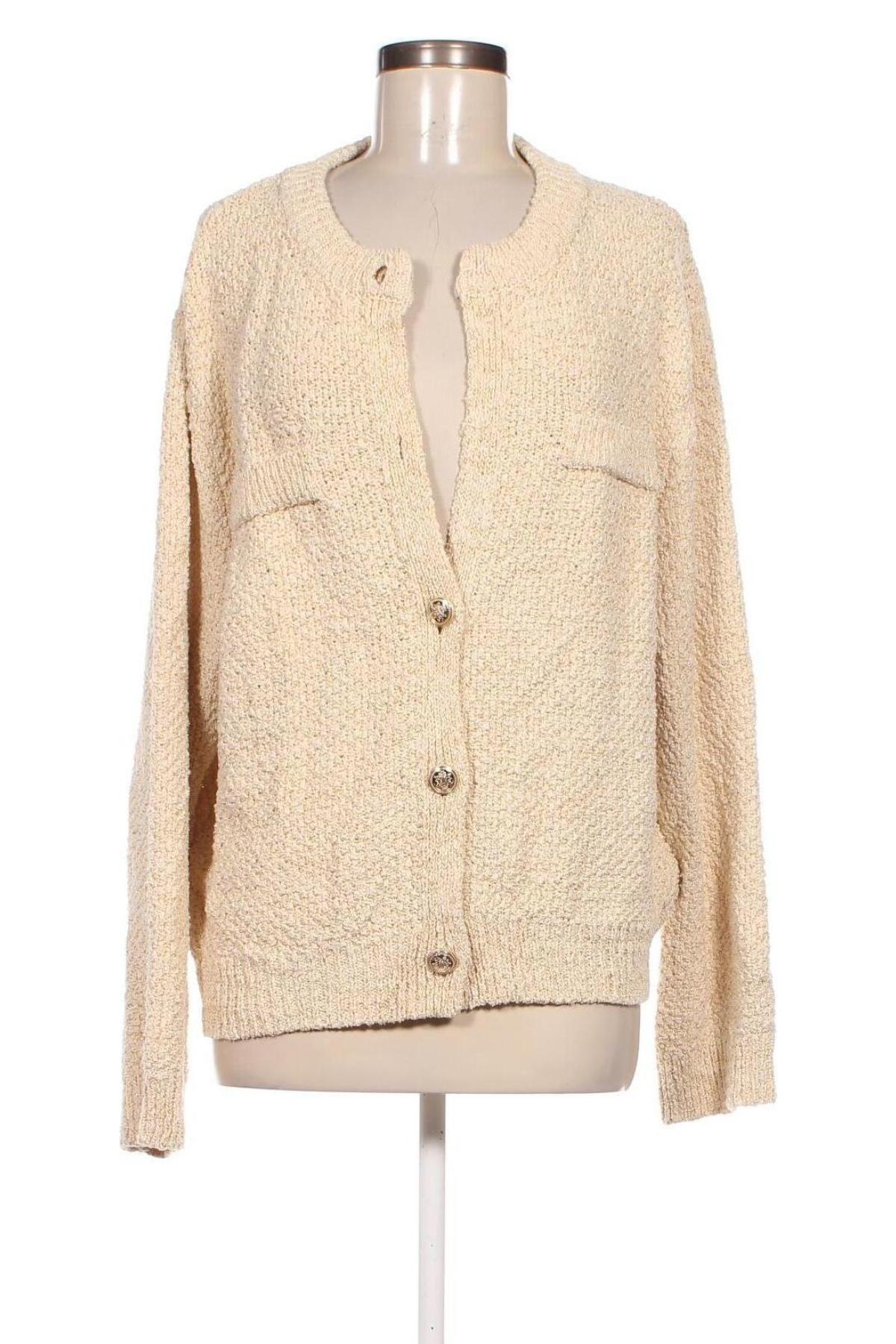 Damen Strickjacke H&M, Größe M, Farbe Beige, Preis € 4,49