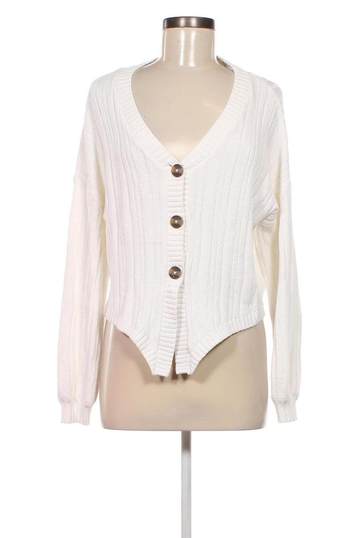 Cardigan de damă Hollister, Mărime M, Culoare Alb, Preț 68,99 Lei