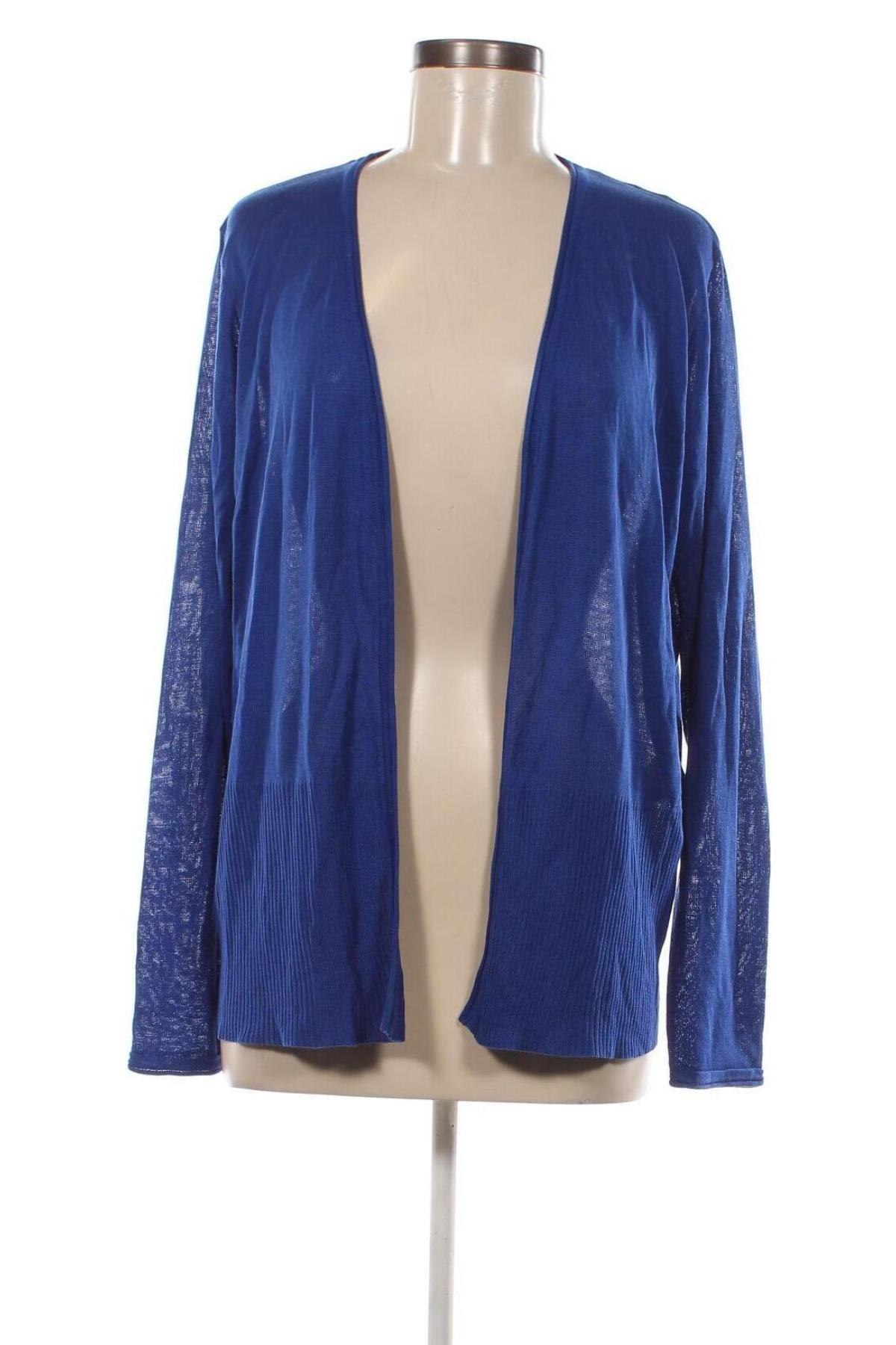 Damen Strickjacke Janina, Größe XXL, Farbe Blau, Preis 6,99 €